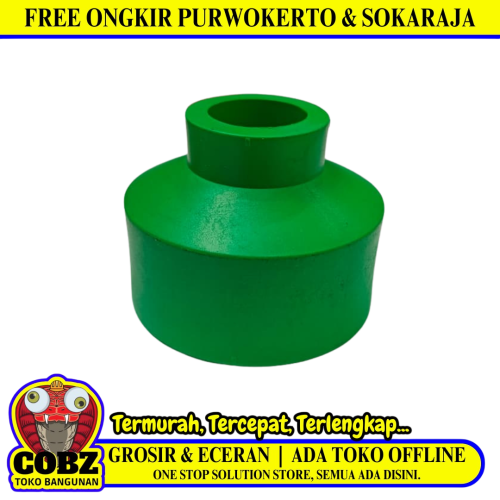 1 1/2 IN x 3/4 IN / RUCIKA Reducer Pipa PPR  Air Panas Dingin 50 MM Ke 25 MM PVC