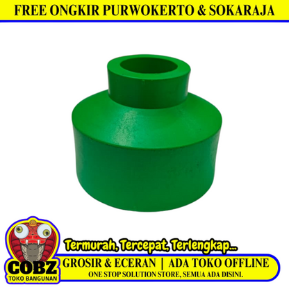 1 1/2 IN x 3/4 IN / RUCIKA Reducer Pipa PPR  Air Panas Dingin 50 MM Ke 25 MM PVC