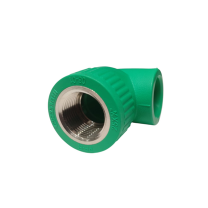 25 MM x 3/4 IN / RUCIKA Knee Keni L Drat Dalam Faucet Elbow Pipa PPR Air Panas Dingin PVC