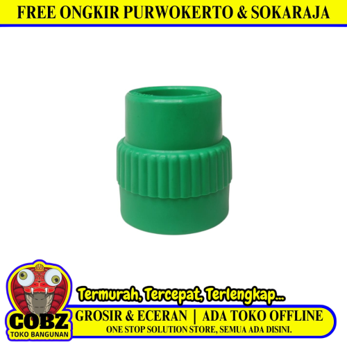 25 MM x 3/4 IN / RUCIKA Sok Drat Dalam Faucet Socket Fitting Pipa PPR Air Panas Dingin PVC