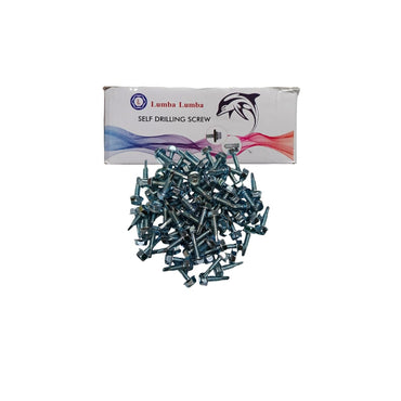 #10 x 16 MM / LUMBA LUMBA Roofing Baut Sekrup Atap Baja Ringan Putih Dus