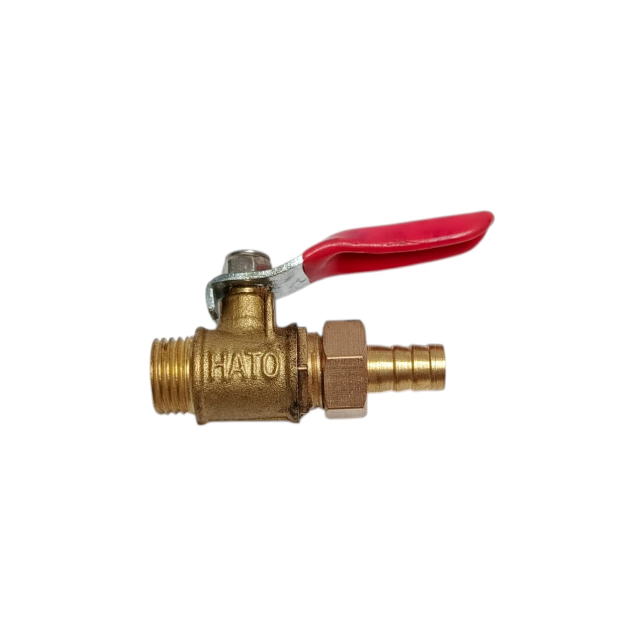 1/4 IN / HATO Stop Kran Angin Mesin Kompresor Kuningan