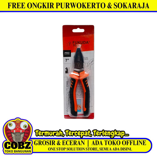 7 IN / FUKUDA Tang Kombinasi Kawat Kabel Combination Pliers