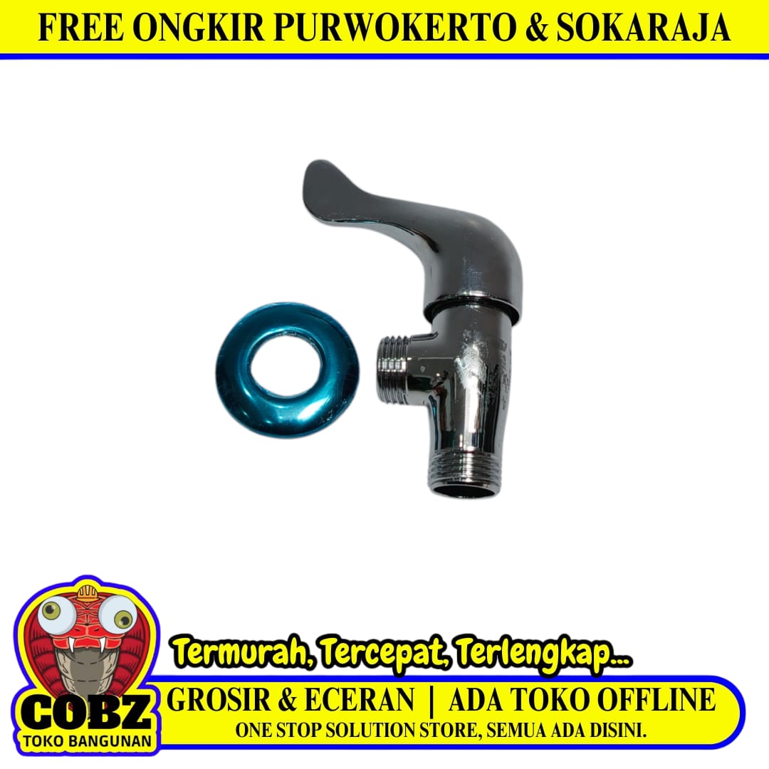 1/2 IN / ONDA Stop Kran Air Shower Kloset Monoblok Stainless