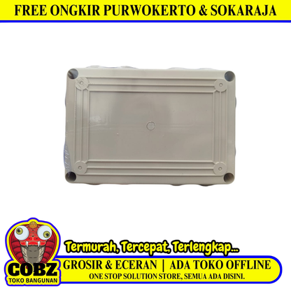 22 CM x 15 CM / MASKO Duradus Junction Box Kotak Kamera CCTV Putih