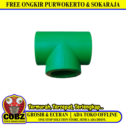 1 IN / RUCIKA Tee Pipa PPR Air Panas Dingin 32 MM PVC