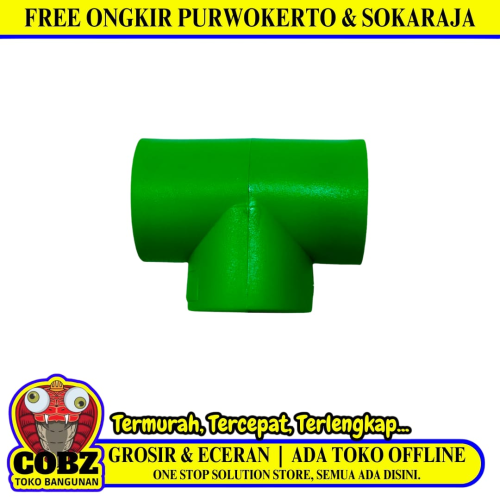 1/2 IN / RUCIKA Tee Pipa PPR Air Panas Dingin 20 MM PVC