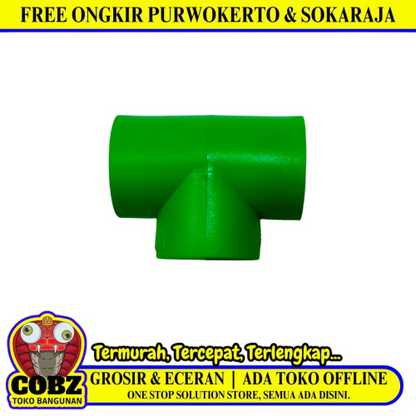1/2 IN / RUCIKA Tee Pipa PPR Air Panas Dingin 20 MM PVC
