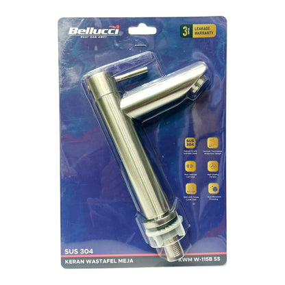 1/2 IN / BELLUCCI W-115B  Kran Air Sink Wastafel Bak Cuci Piring Stainless