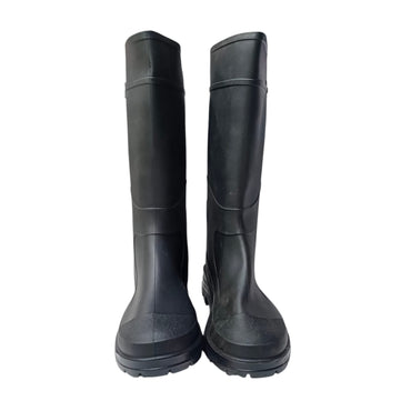 NO 41 / HART Sepatu Boot Kebun Pabrik Proyek Safety Karet Hitam Set