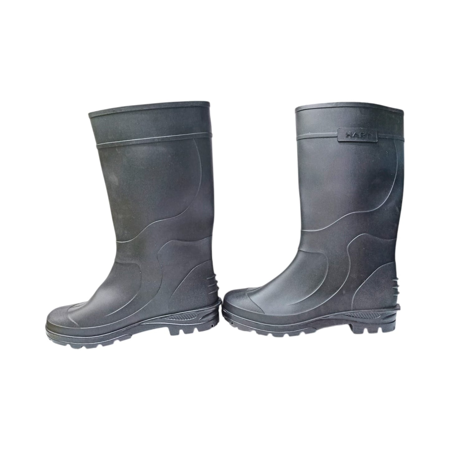 NO 42 / HART Sepatu Boot Kebun Pabrik Proyek Safety Karet Hitam Set