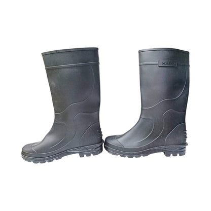 NO 42 / HART Sepatu Boot Kebun Pabrik Proyek Safety Karet Hitam Set