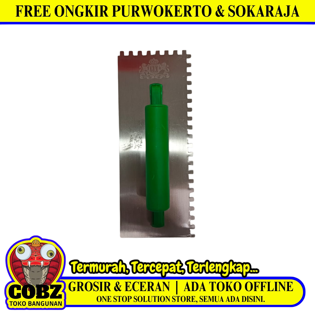10 IN / GLX Raskam Trowel Perata Acian Tembok Polos Beton Metal