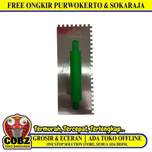 10 IN / GLX Raskam Trowel Perata Acian Tembok Polos Beton Metal