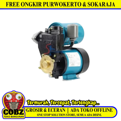 WASSER PW 225 EA Pompa Air Sumur Dangkal Semi Jet Pump Otomatis Set