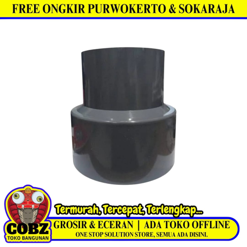 8 IN x 6 IN / RUCIKA D-IN Increaser Verlop Sok Flock Fitting Pipa PVC