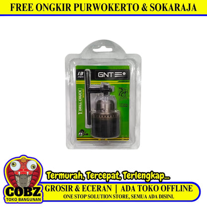 1.5 MM x 13 MM x 1/2 IN / GNT Cucut Kepala Mesin Bor Head Chuck Drill