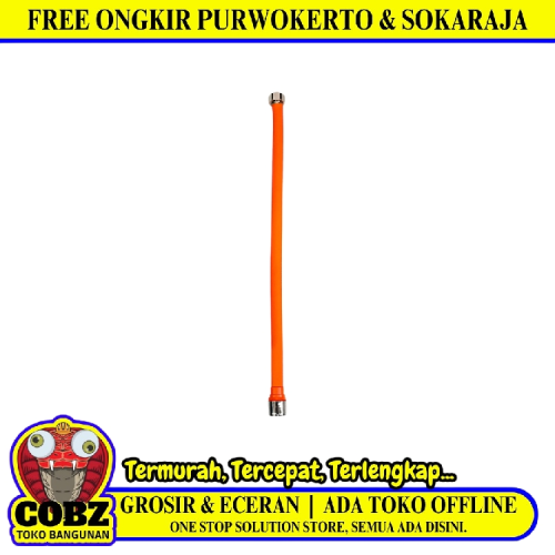 50 CM / COBZ 02 Cucut Corong Sambungan Kran Fleksibel Wastafel SS