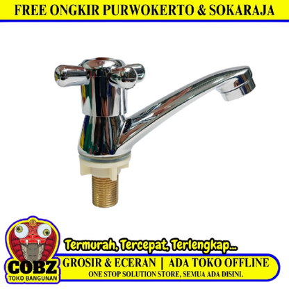 1/2 IN / XIN Kran Air Sink Wastafel Bak Cuci Piring Stainless