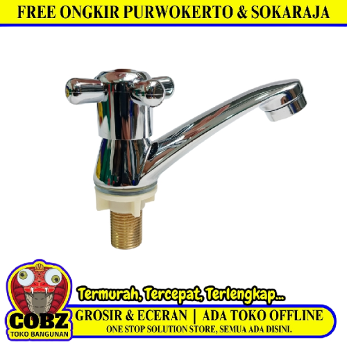 1/2 IN / XIN Kran Air Sink Wastafel Bak Cuci Piring Stainless