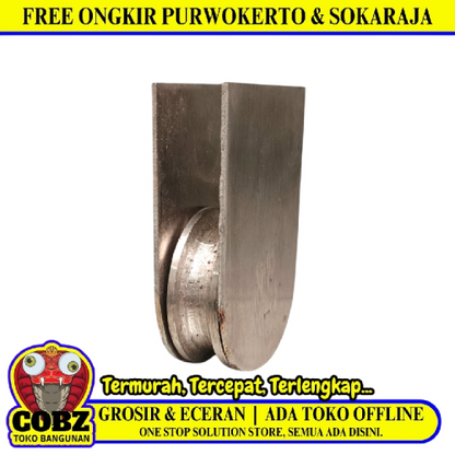 1 3/4 IN / COBZ Katrol Kerekan Timba Air Sumur Bangunan Stainless Silver