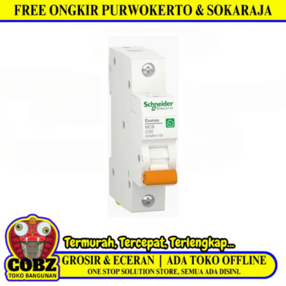 50 A / SCHNEIDER MCB Pemutus Sekring Sirkuit Arus Listrik Circuit Breaker