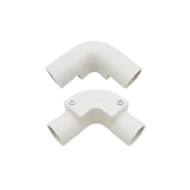 20 MM / BOSS Elbow Knee Keni L Sambungan Fitting Pipa Listrik PVC Putih