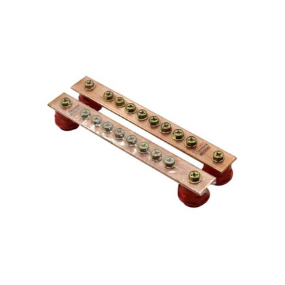 3 MM x 25 MM x 200 MM / TM INS Terminal Busbar Blok Arde Tembaga