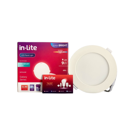 9 WATT / IN-LITE LED Downlight Lampu Tanam Plafon Putih