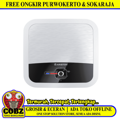30 L / ARISTON ANDRIS2 RS Water Heater Pemanas Air Kamar Mandi Listrik Set