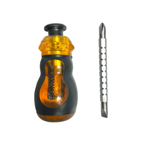 1 IN - 2 IN / HONXI Obeng Screwdriver Two Way Bolak Balik Plus Minus Mini Gagang Fiber