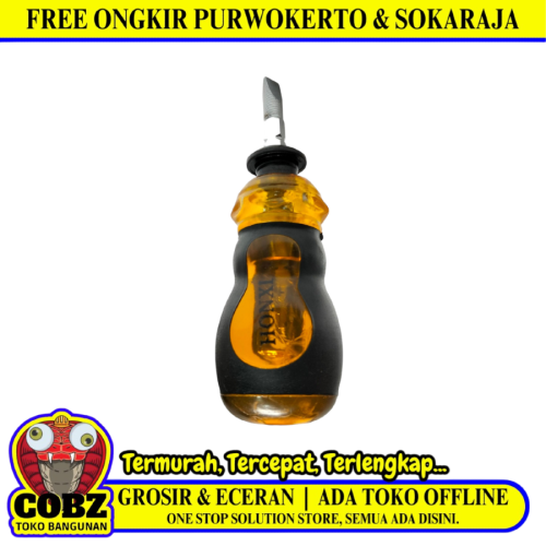 1 IN - 2 IN / HONXI Obeng Screwdriver Two Way Bolak Balik Plus Minus Mini Gagang Fiber