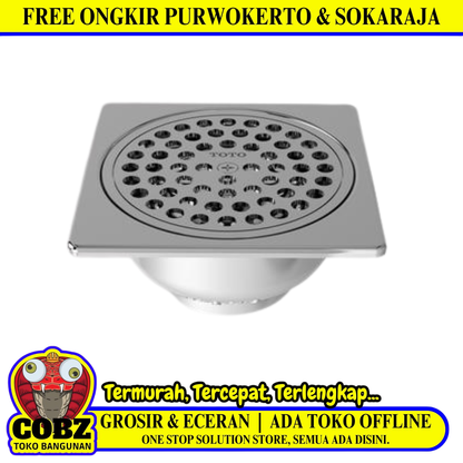 4 IN / TOTO TX1EB Saringan Got Leher Panjang Floor Drain Stainless