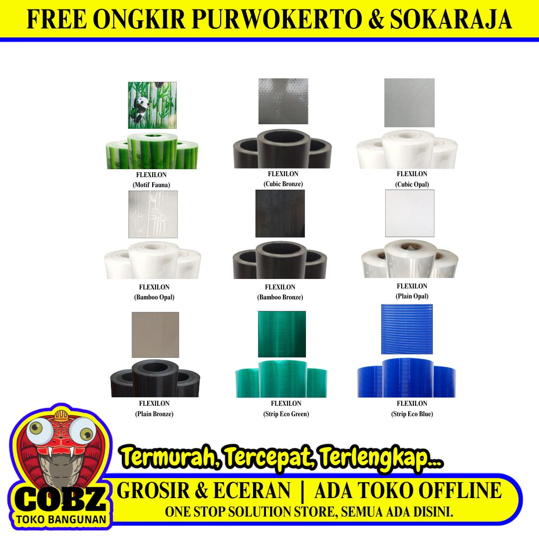 0.5 MM / ALL BRANDS Fiber Pintu Pagar Teras Warna Meter