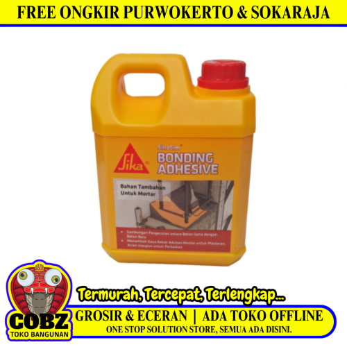 900 ML/SIKACIM Bonding Agent Lem Perekat Plesteran Beton Tembok Galon