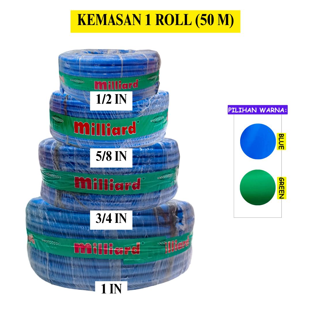 MILLIARD DOFF Selang Air Universal Taman Cuci Mobil Elastis Roll