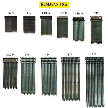 TM Paku Kayu Triplek Kaso Usuk Plafon Papan Furniture Besi KG