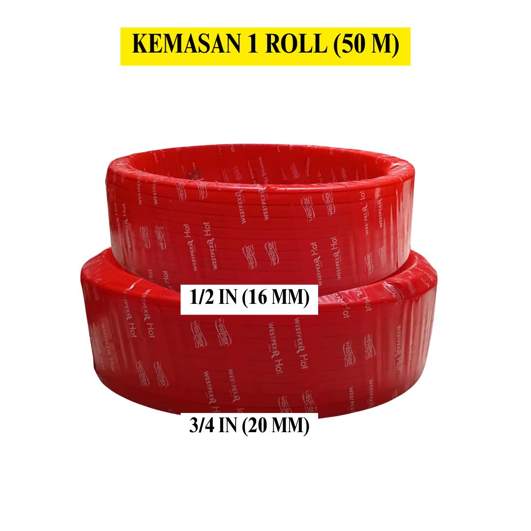 WESPEX R Hot Selang Air Panas Pipa PEX Water Heater Meter