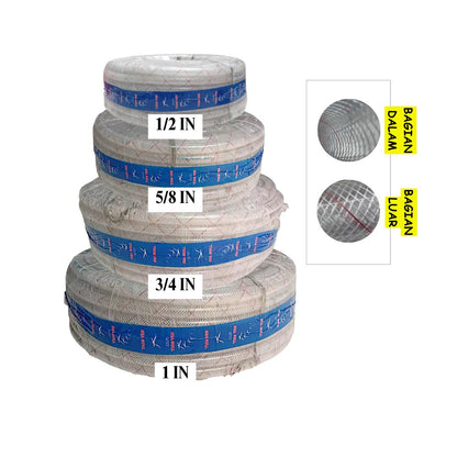 MIILIARD SEAGULL HIPREX Selang Air Waterpass Akuarium Transparan Meter