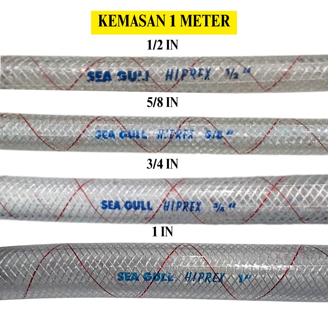 MIILIARD SEAGULL HIPREX Selang Air Waterpass Akuarium Transparan Meter