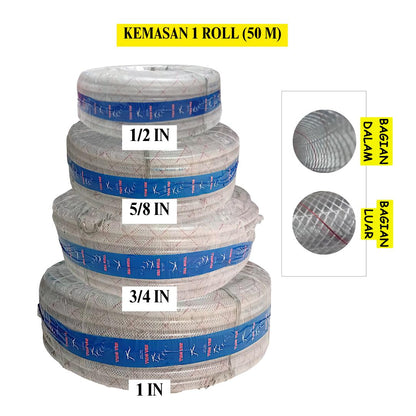 MIILIARD SEAGULL HIPREX Selang Air Waterpass Akuarium Transparan Meter