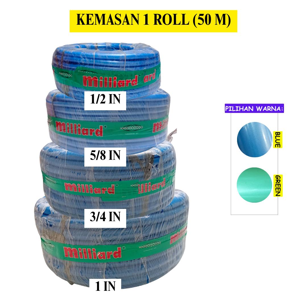 MILLIARD SUPERFLEX Selang Air Universal Taman Cuci Mobil Elastis Meter