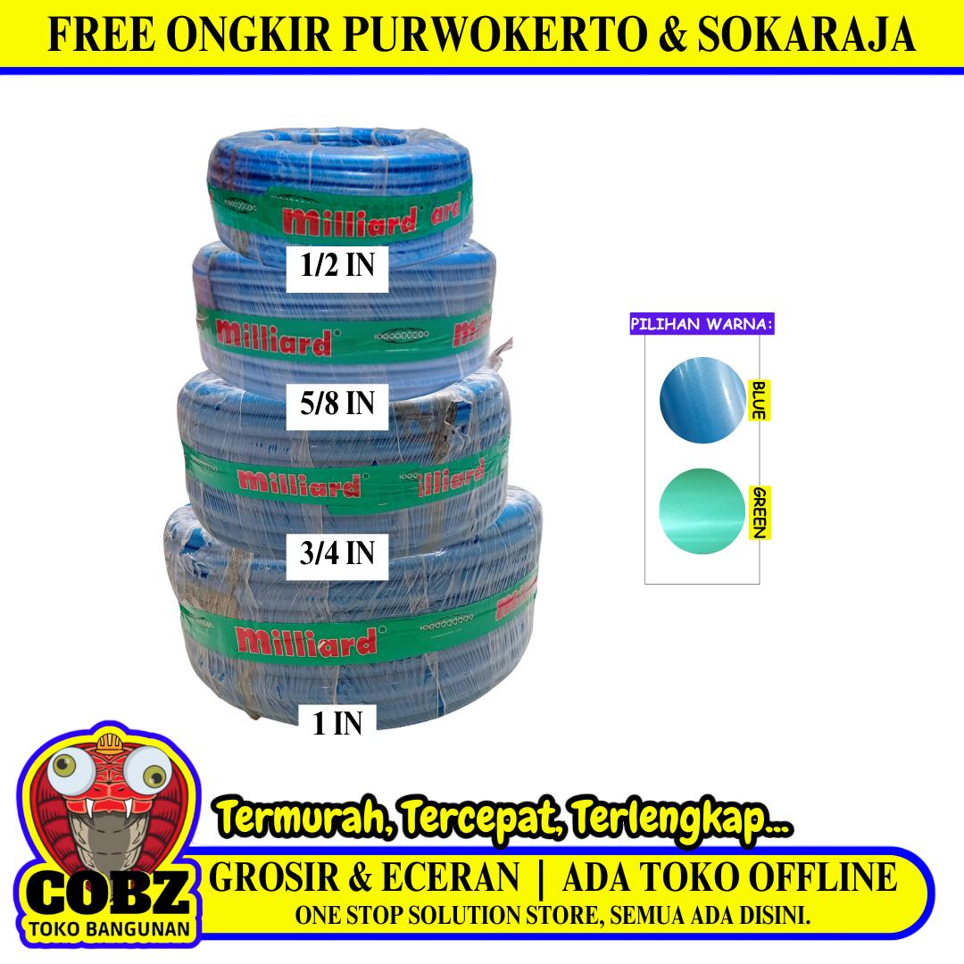 MILLIARD SUPERFLEX Selang Air Universal Taman Cuci Mobil Elastis Meter