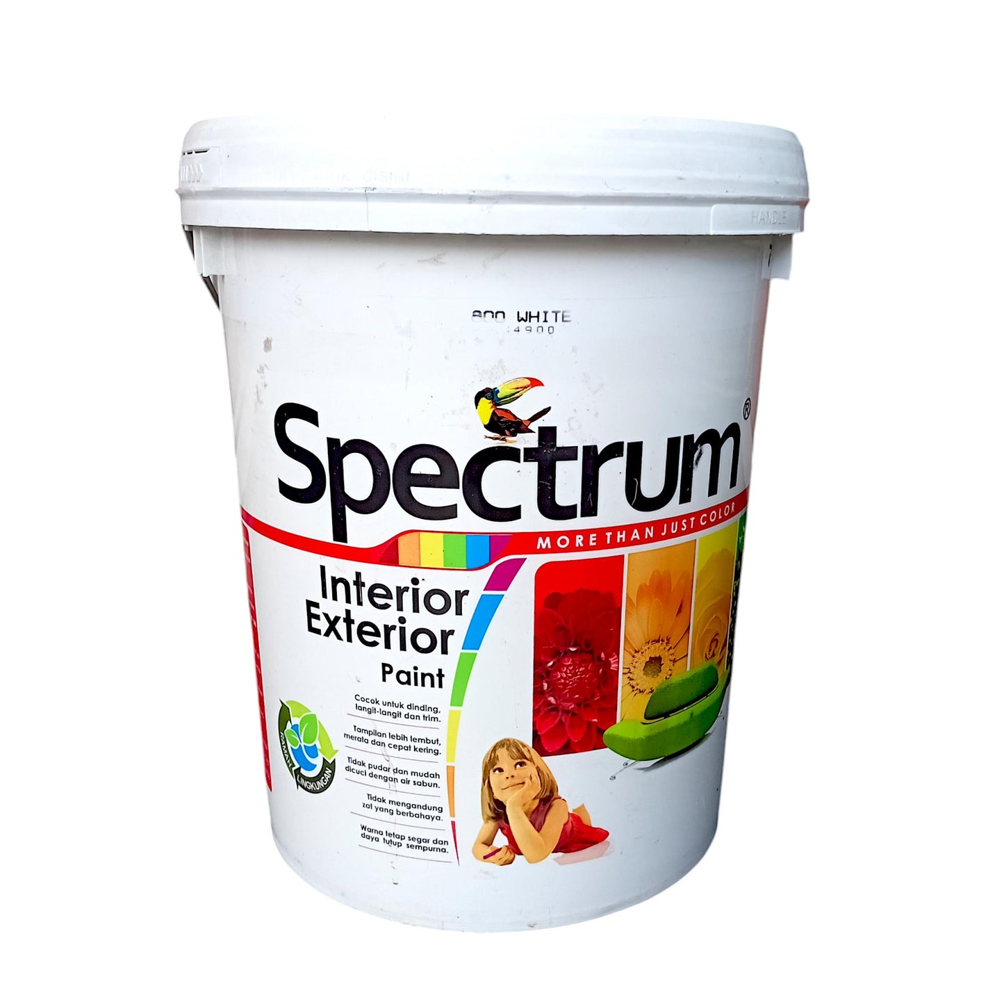25 KG / SPECTRUM Cat Tembok Beton Plafon Wall Paint Galon