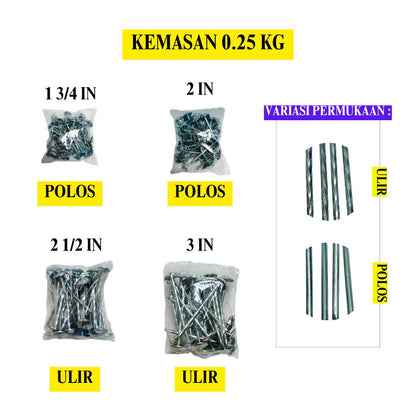 TM Paku Kayu Payung Atap Seng Asbes Roofing KG