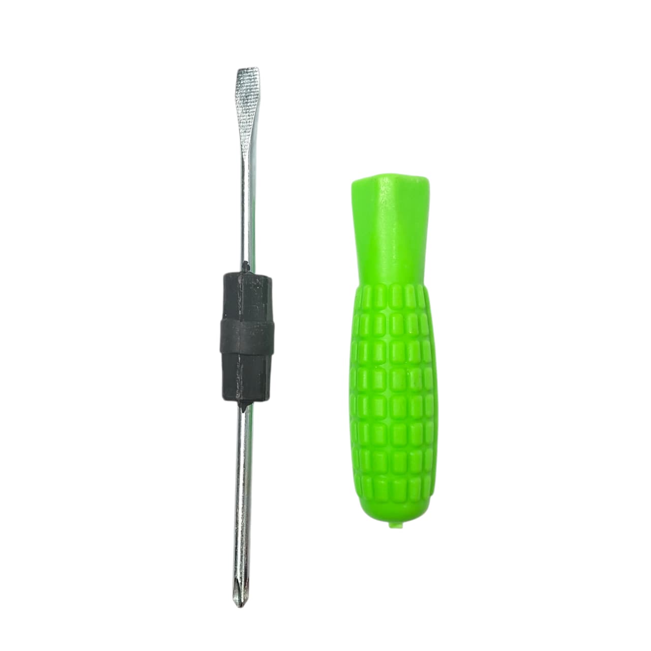 4 IN / BB Obeng Screwdriver Two Way Bolak Balik Plus Minus 2 In 1 Gagang Fiber