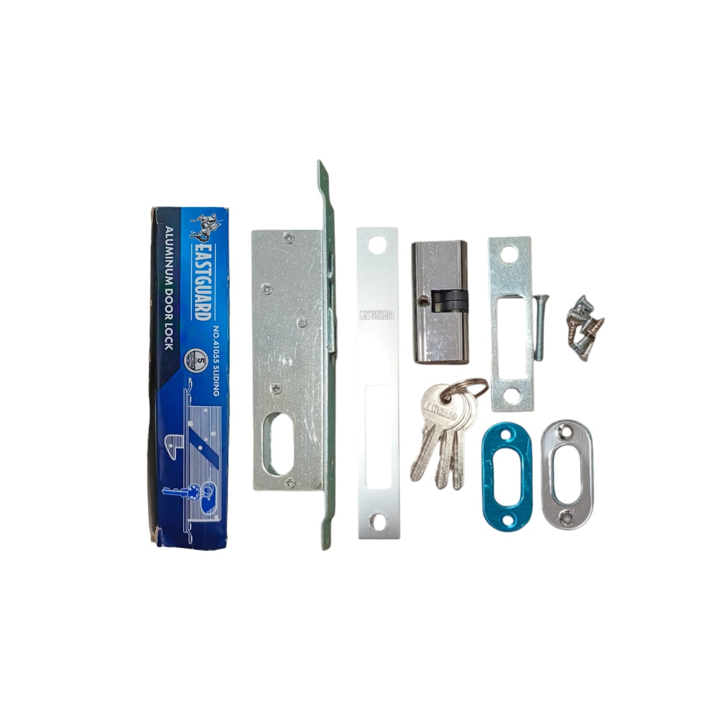EASTGUARD 41055 Slot Body Kunci Pintu Geser Aluminium Sliding Door Set