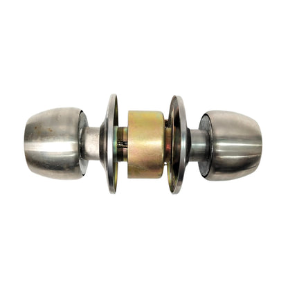 D 5 CM / WARREN Kunci Handle Pintu Bulat Kamar Mandi Stainless Silver Set