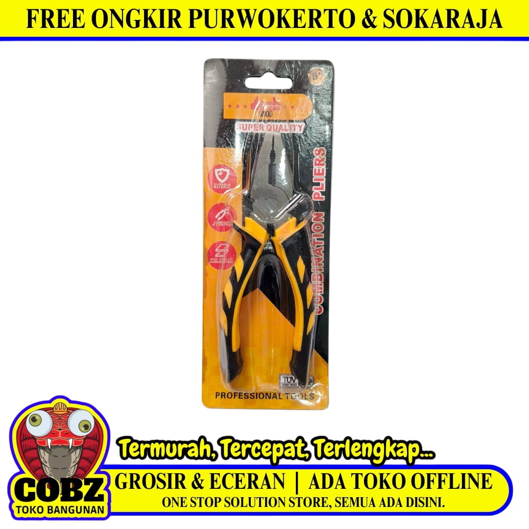 6 IN / GOOD Tang Kombinasi Kawat Kabel Combination Pliers
