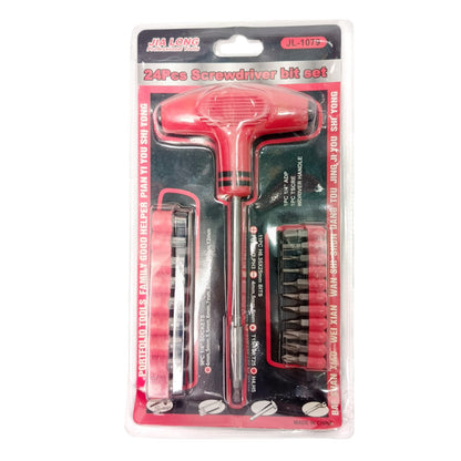 JIA LONG JL-1079 Obeng Reparasi Jam HP Komputer Kacamata 24 Pcs Set